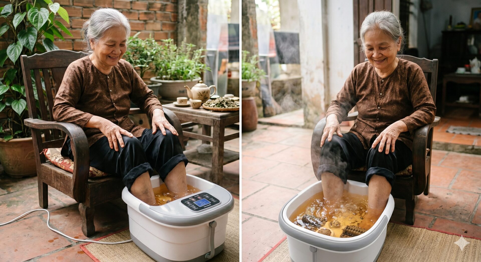 NGÂM CHÂN HỖ TRỢ XƯƠNG KHỚP VÀ GIẤC NGỦ CHO NGƯỜI CAO TUỔI